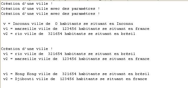 Essai des accesseurs