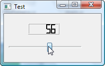 Un afficheur LCD génère des évènements