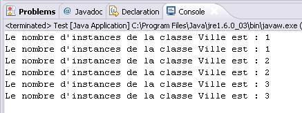 Utilisation de variables de classe