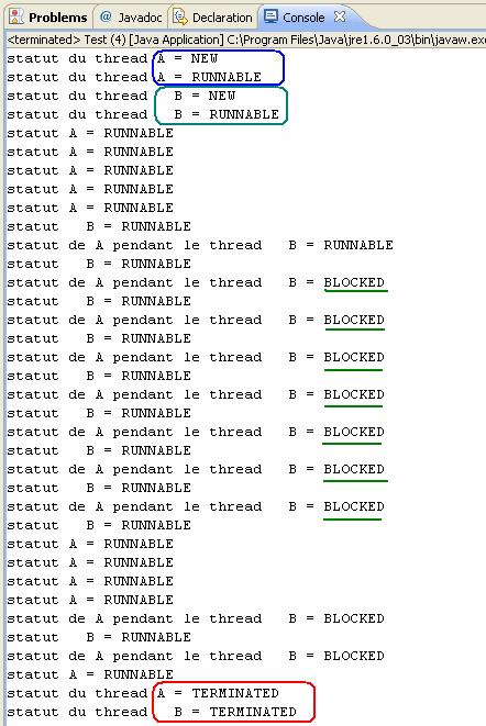 Test avec plusieurs threads simultanés