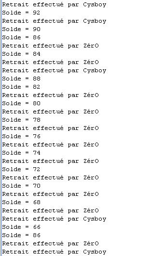 Retrait multithreadé