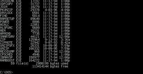 MS-DOS, l'ancêtre de Windows