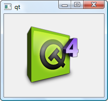 Une image dans un label