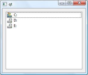 Vue du disque en liste
