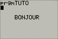Output BONJOUR