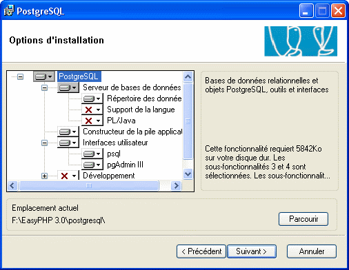 Installation - Étape 4