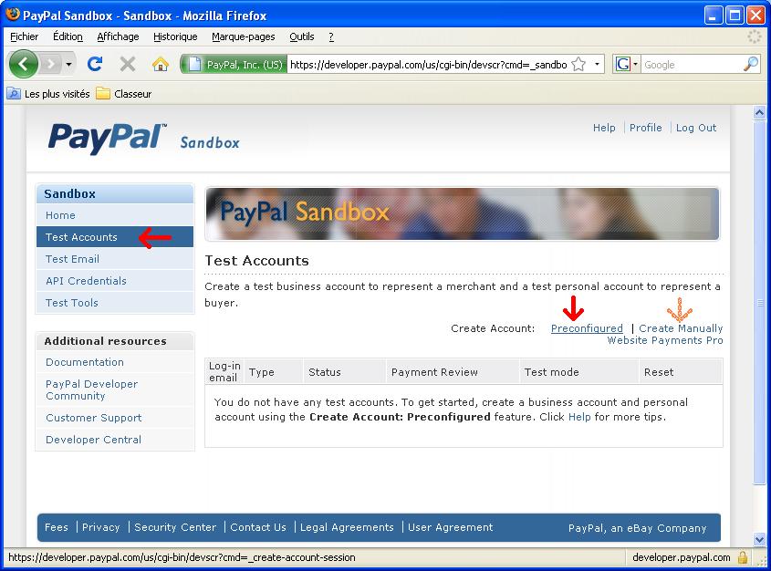 Sandbox PayPal