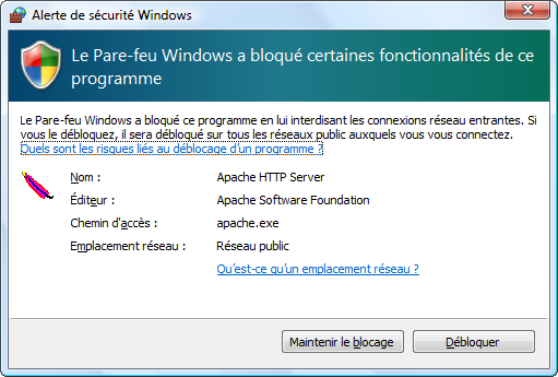 Firewall et Apache