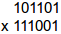 Multiplication impossible