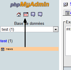 Ouvrir une nouvelle fenêtre SQL