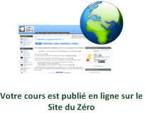 Publication sur le Site du Zéro