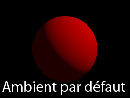 Ambient par défaut