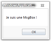 Une MsgBox