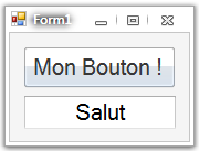 Le texte est centré