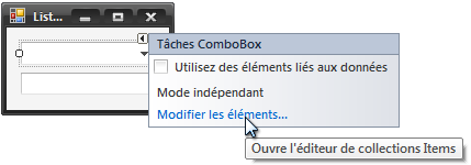 Une flèche apparaît