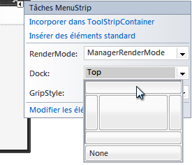 Il est possible de paramétrer la propriété