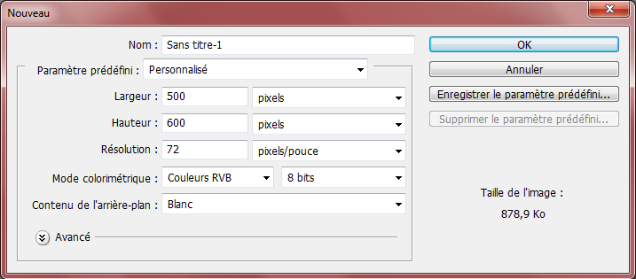 Zone de travail - Nouveau