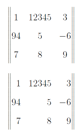 La commande phantom{}