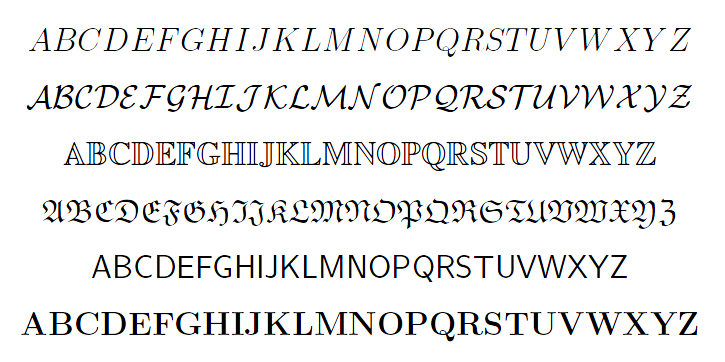 Polices mathématiques