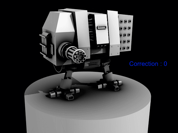 Utilisation de la valeur Correction