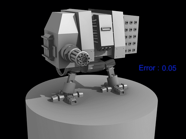 Les différents paramétrages de Error