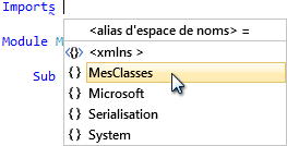 Visual Studio nous aide
