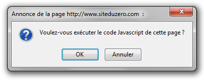 Un aperçu de la fonction confirm()