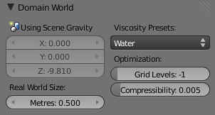 L'onglet Domain World