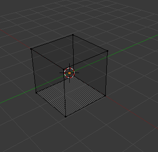 La vue Wireframe en Edit Mode