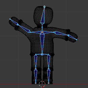 Créer une armature avec Blender