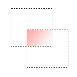 Sélection rectangle de sélection - Intersection