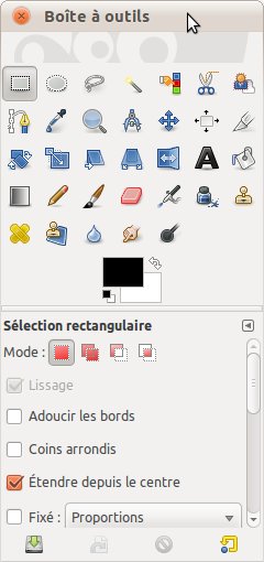 The Gimp — Boîte à outils