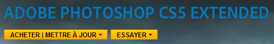 Adobe Photoshop CS5 : acheter, màj, essai