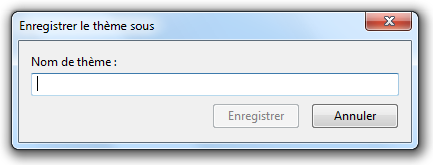 Donner un nom au nouveau thème