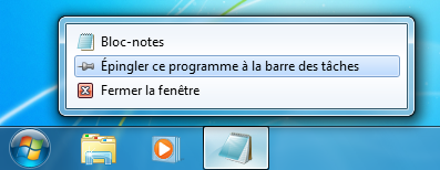 Clic-droit sur la barre des tâches