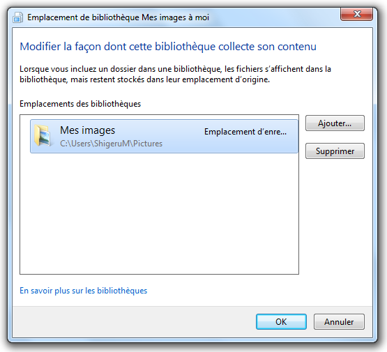 Gestion des dossiers inclus