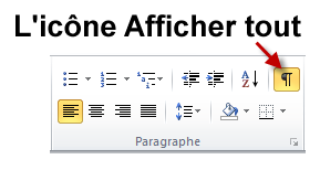 L'icône Afficher tout
