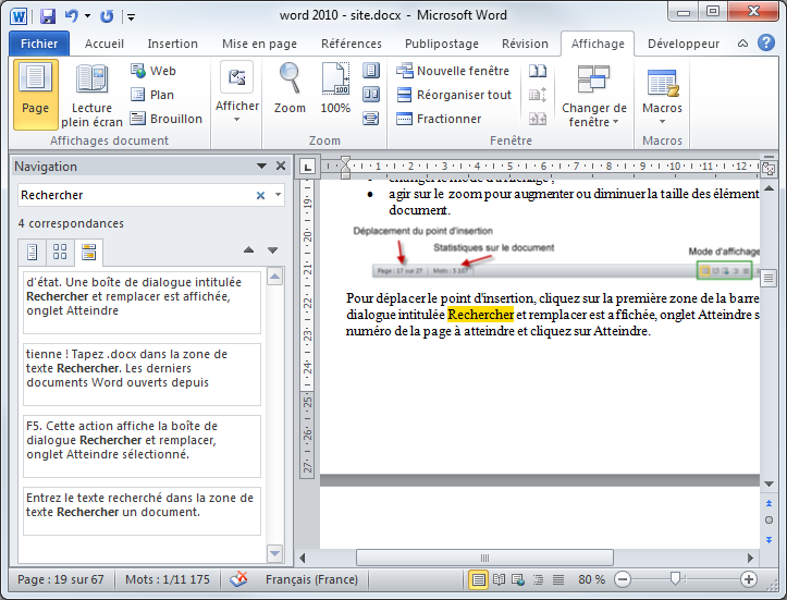 Plusieurs correspondances ont été trouvées