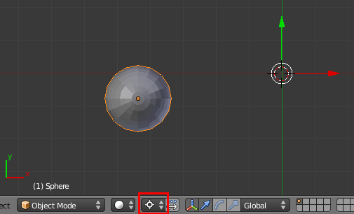 Positionnement du point de rotation