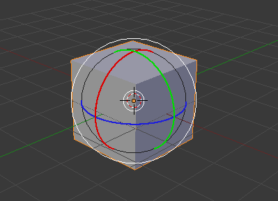 Les widgets en mode rotation sur le cube