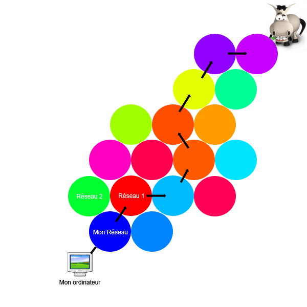 Ensemble de réseaux connectés