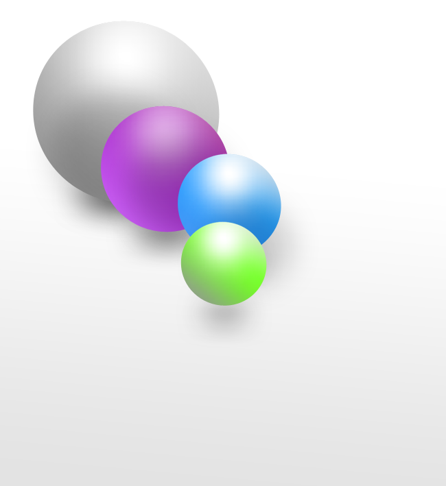 Les calques - Exemple d'utilisation correcte (avec les boules)