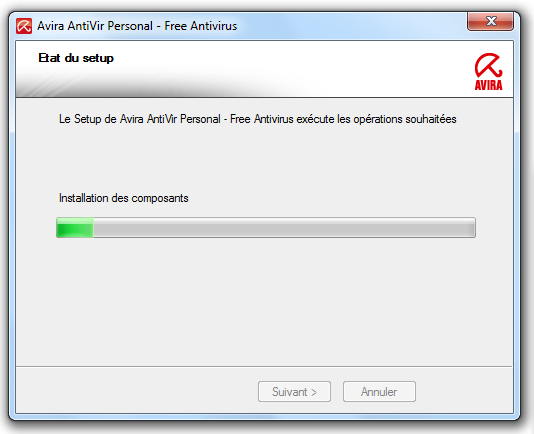 Installation Avira 7