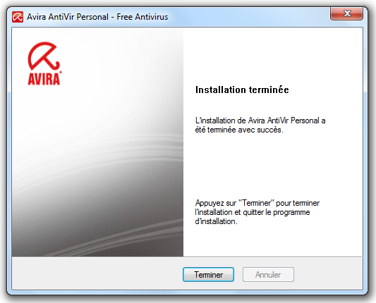 Installation Avira 8