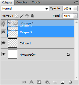 Groupe de calques - Procédure