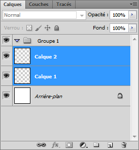 Groupe de calques - Procédure