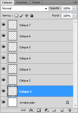 Groupe de calques - Procédure