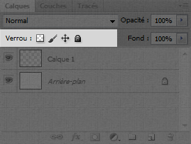 Verrouiller un calque