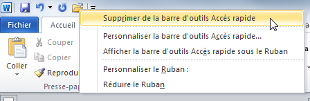L'icône Ouvrir est sur le point d'être supprimée