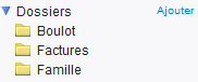 Dossiers de mail